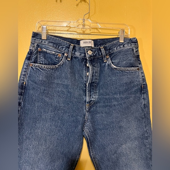 AGOLDE High-Rise Straight Leg Jeans NWOT - Picture 3 of 6
